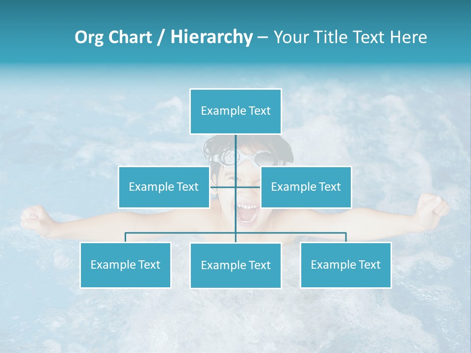 Horizontal Ornate Hairstyle PowerPoint Template