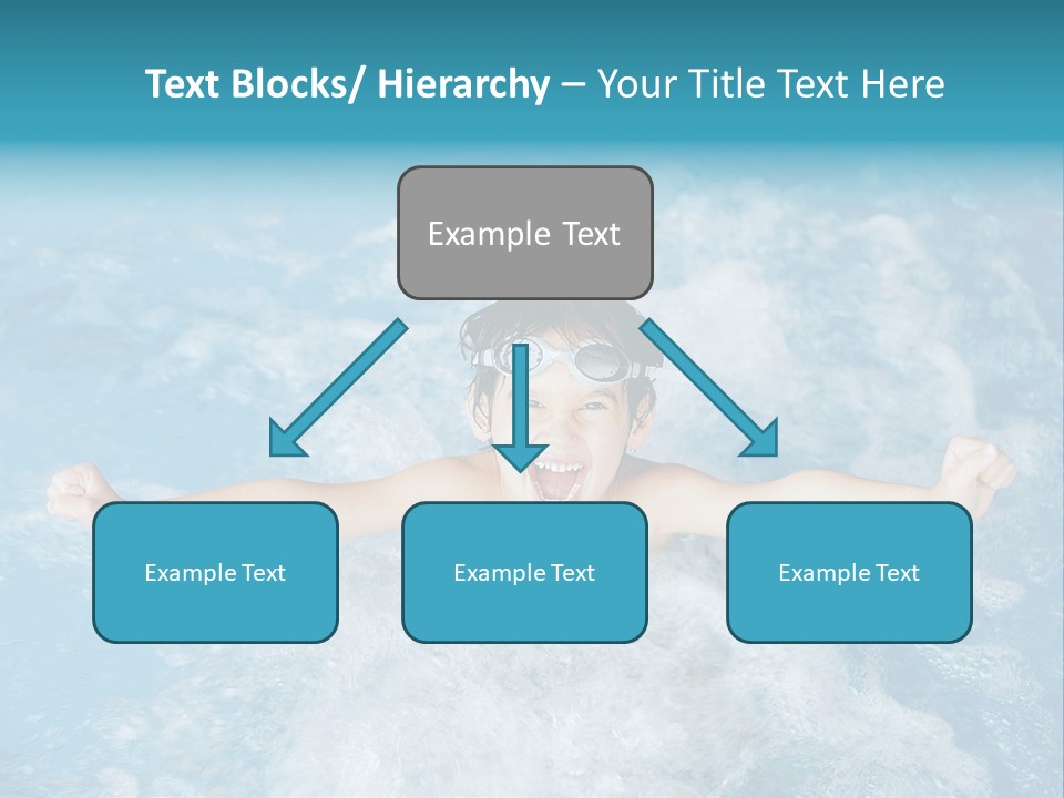 Horizontal Ornate Hairstyle PowerPoint Template