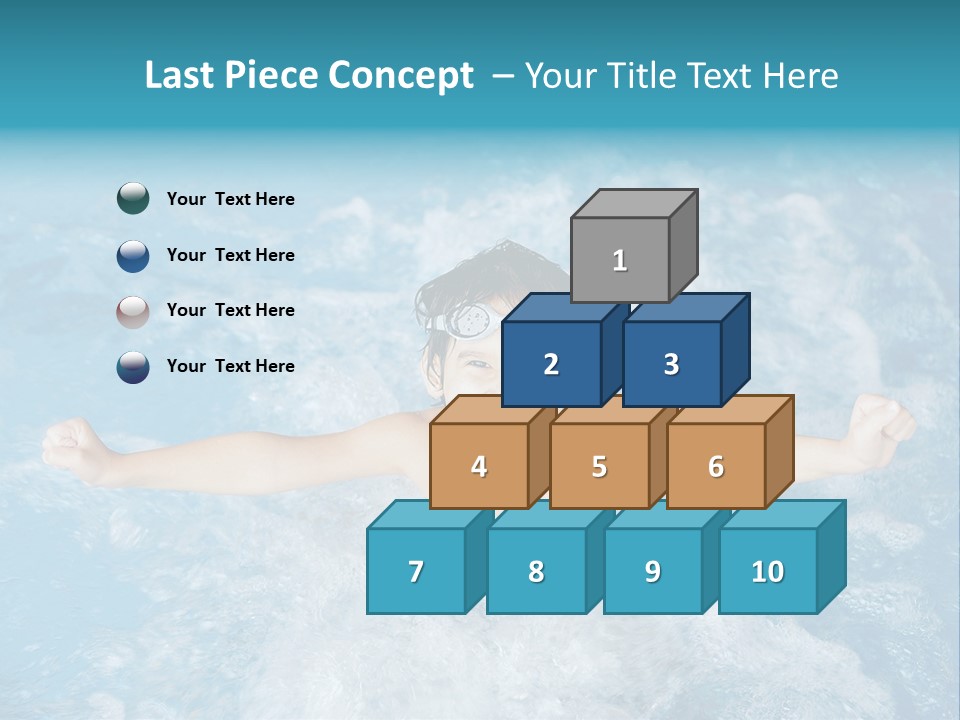 Horizontal Ornate Hairstyle PowerPoint Template