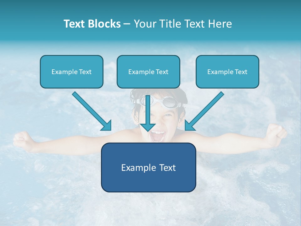 Horizontal Ornate Hairstyle PowerPoint Template