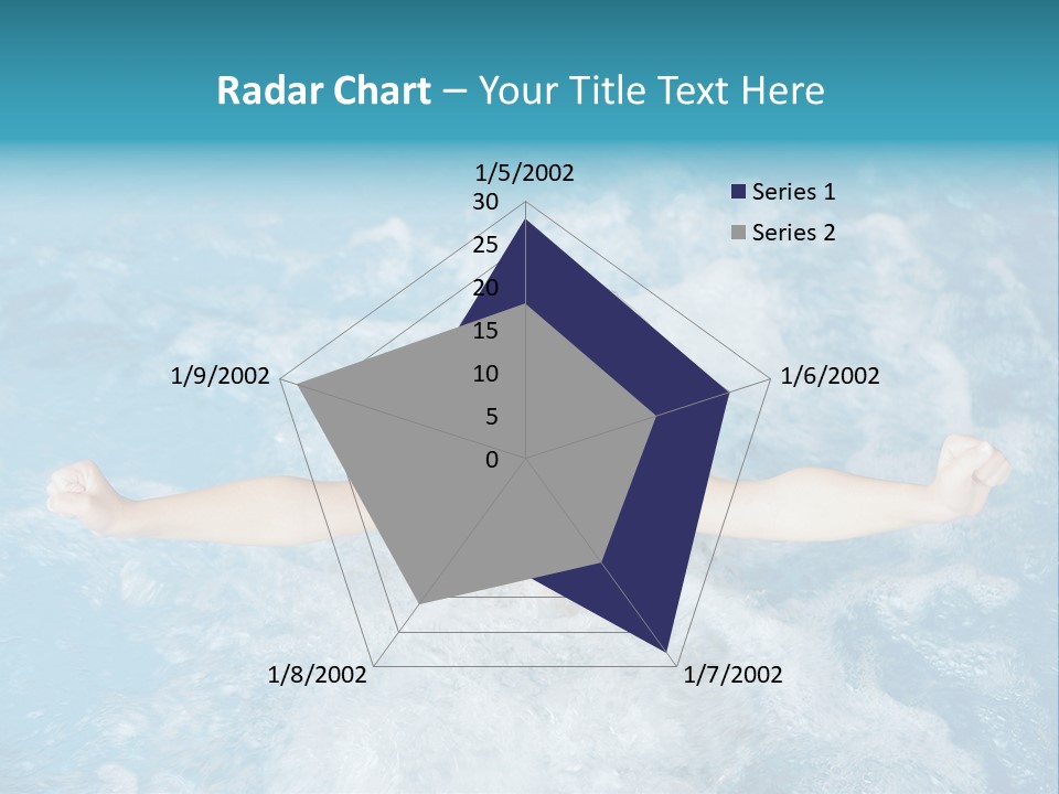 Horizontal Ornate Hairstyle PowerPoint Template