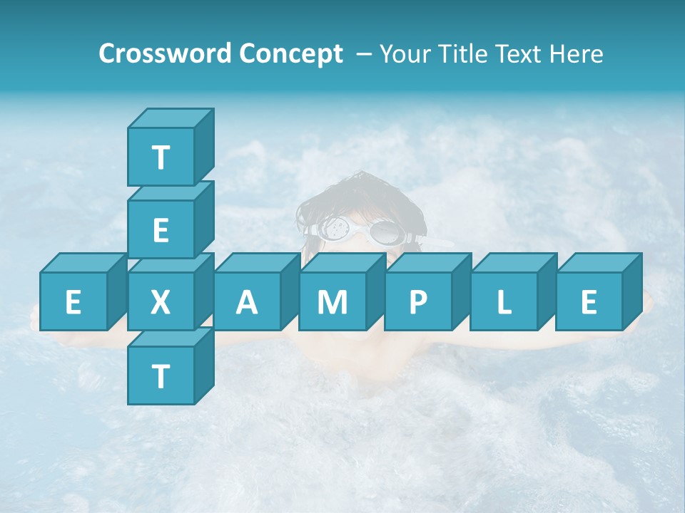 Horizontal Ornate Hairstyle PowerPoint Template