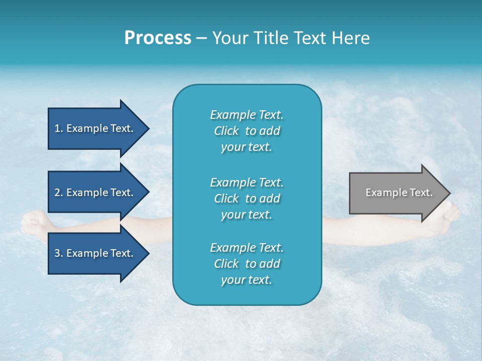 Horizontal Ornate Hairstyle PowerPoint Template