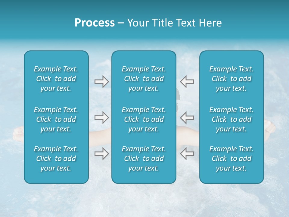 Horizontal Ornate Hairstyle PowerPoint Template