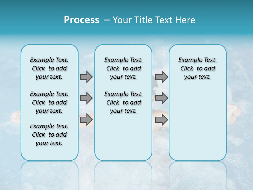 Horizontal Ornate Hairstyle PowerPoint Template