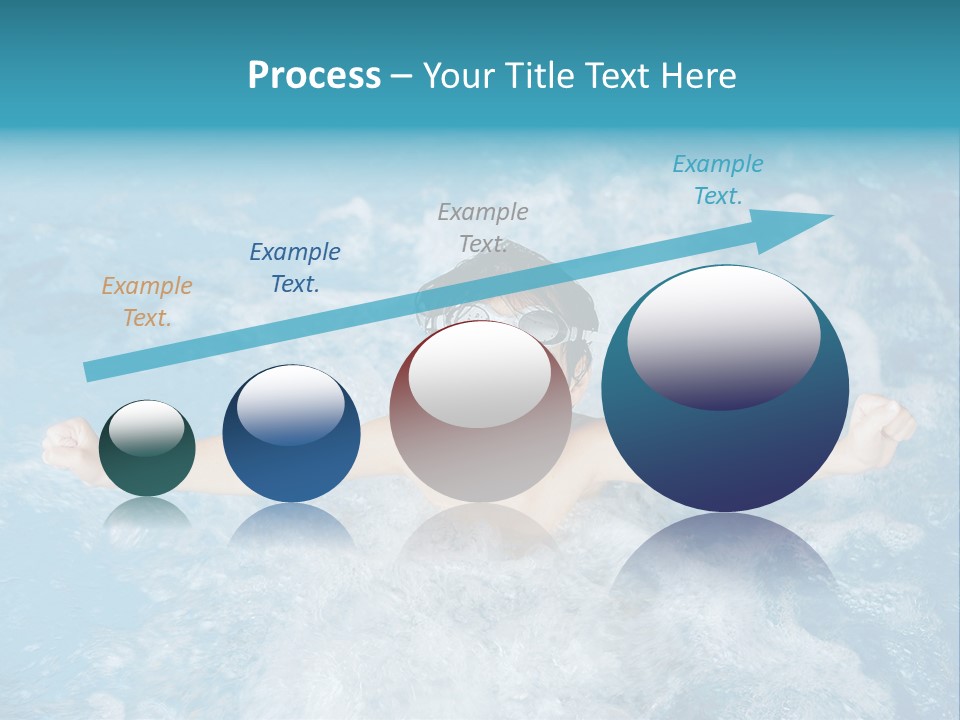 Horizontal Ornate Hairstyle PowerPoint Template