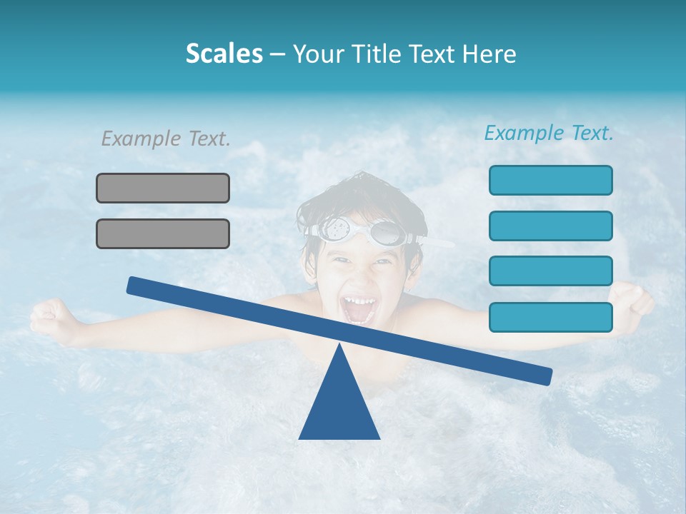 Horizontal Ornate Hairstyle PowerPoint Template