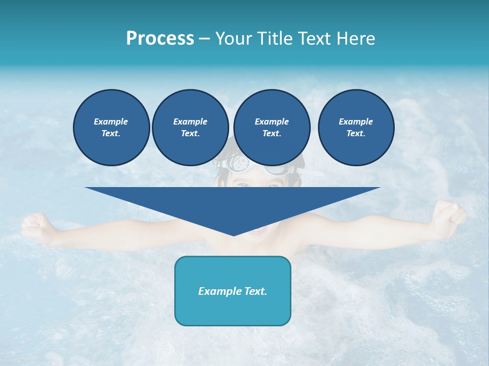Horizontal Ornate Hairstyle PowerPoint Template