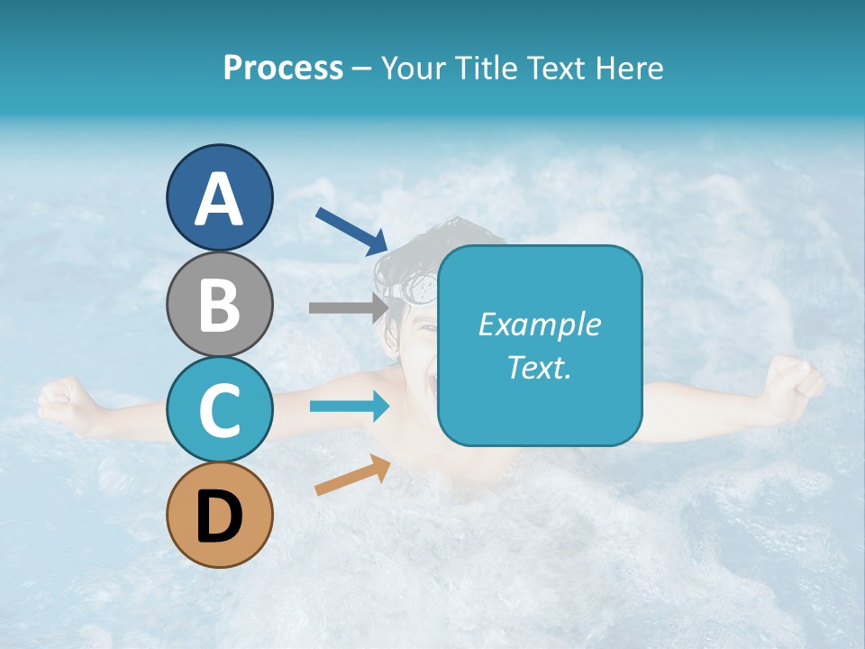 Horizontal Ornate Hairstyle PowerPoint Template