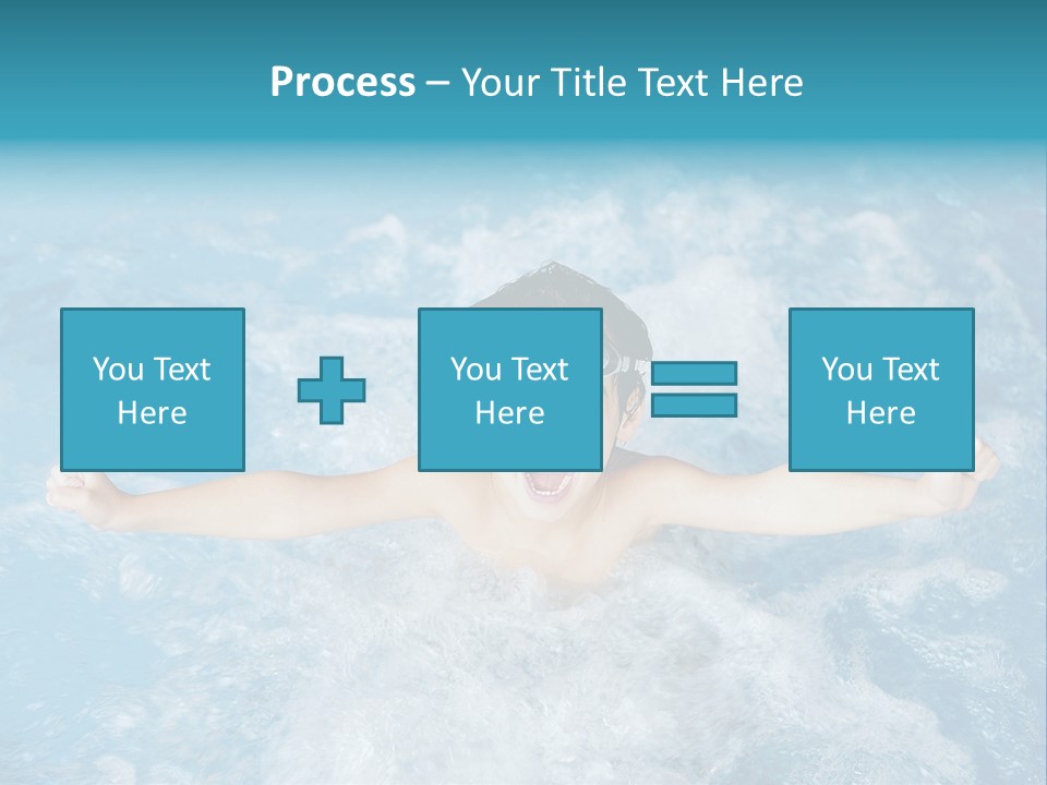 Horizontal Ornate Hairstyle PowerPoint Template
