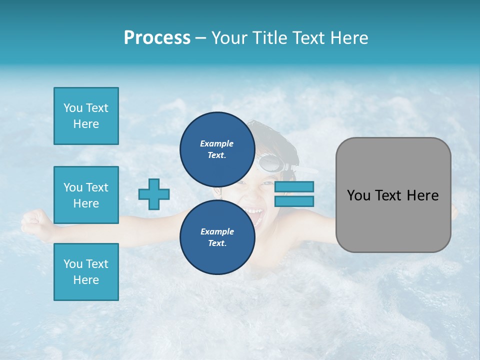 Horizontal Ornate Hairstyle PowerPoint Template