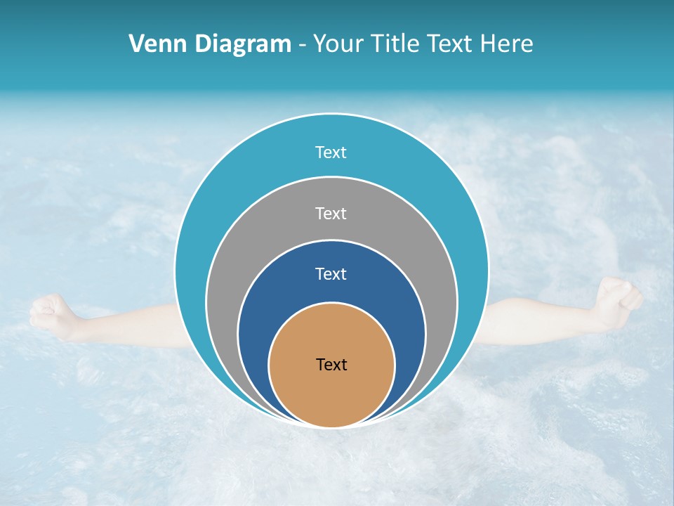 Horizontal Ornate Hairstyle PowerPoint Template