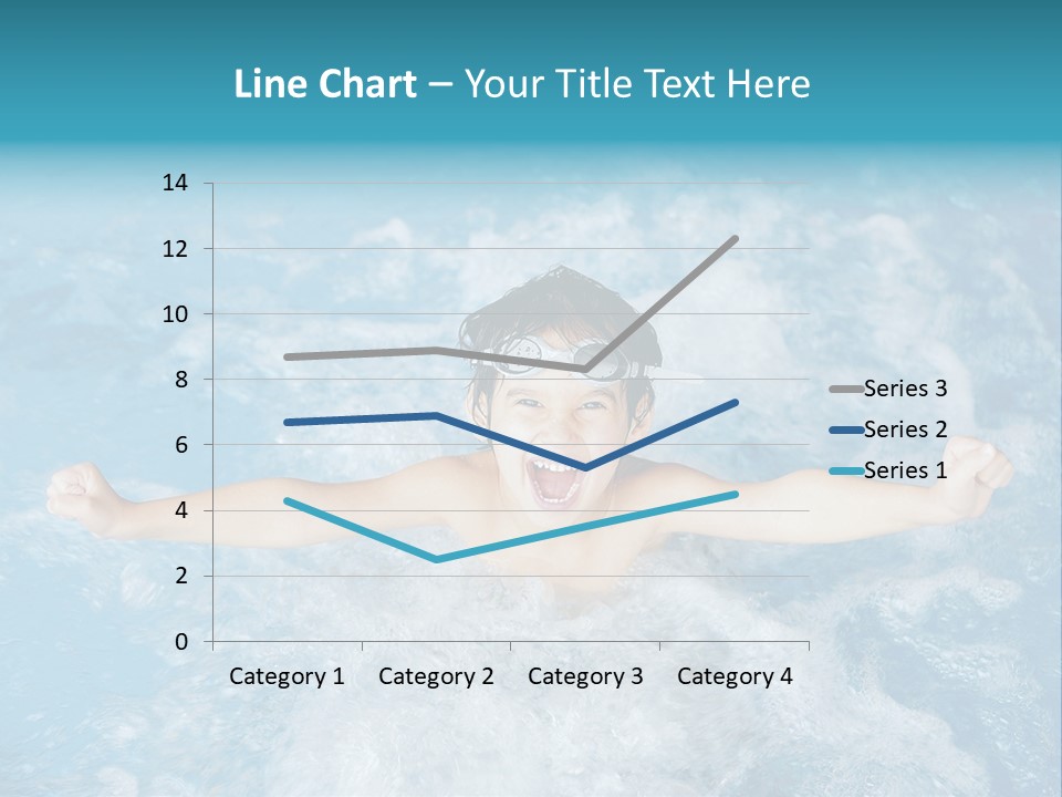 Horizontal Ornate Hairstyle PowerPoint Template