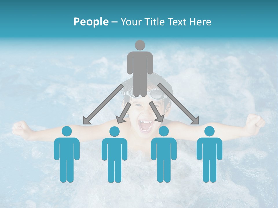 Horizontal Ornate Hairstyle PowerPoint Template