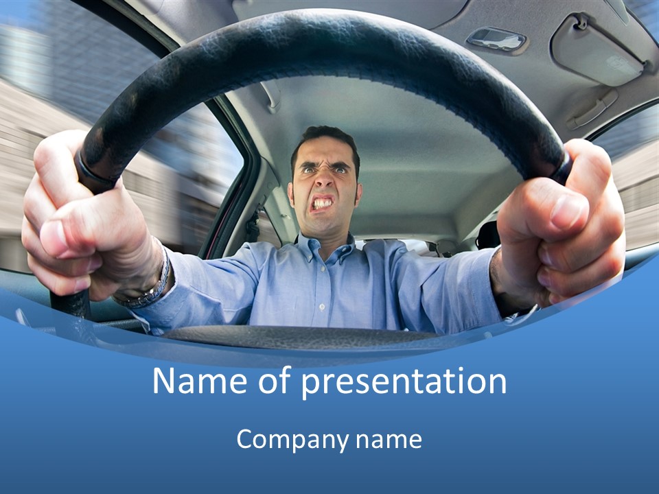Gripping Driver Fury PowerPoint Template