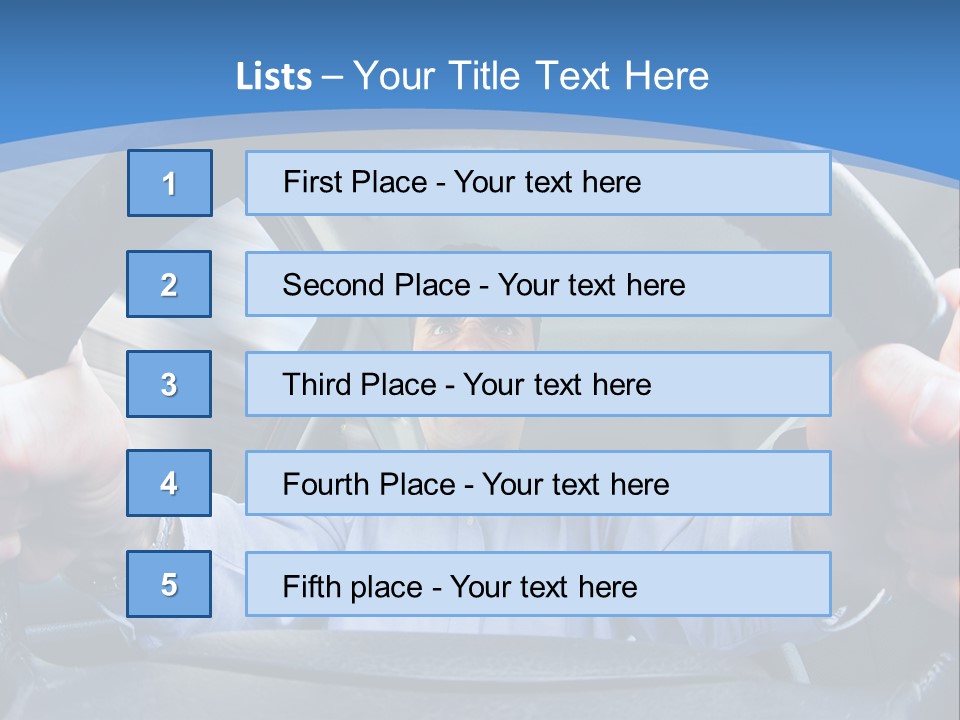 Gripping Driver Fury PowerPoint Template