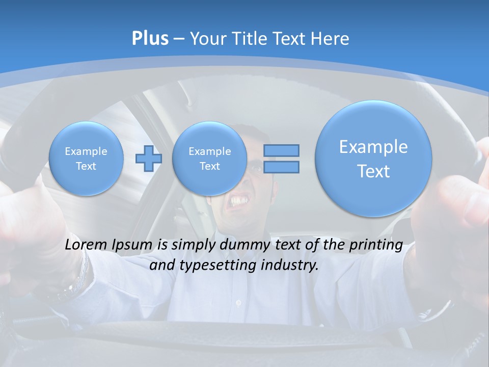 Gripping Driver Fury PowerPoint Template