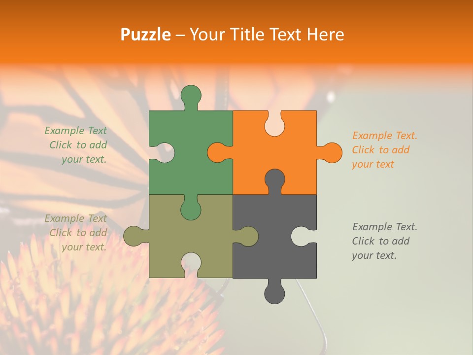 Garden Nature Closeup PowerPoint Template