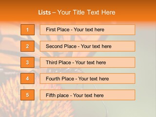 Garden Nature Closeup PowerPoint Template