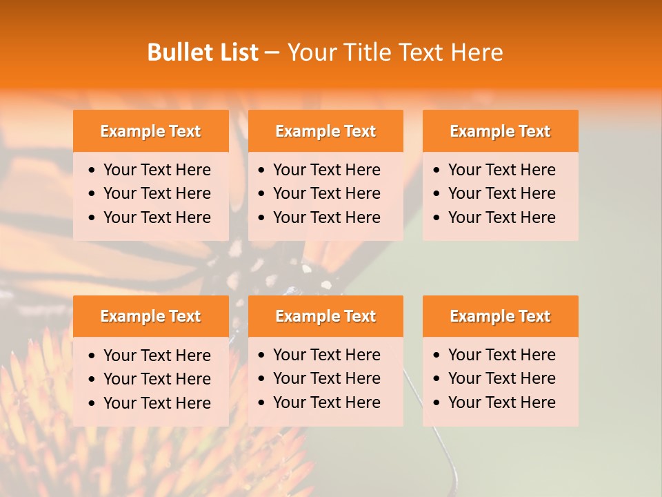 Garden Nature Closeup PowerPoint Template