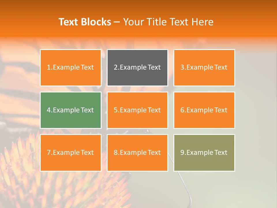 Garden Nature Closeup PowerPoint Template