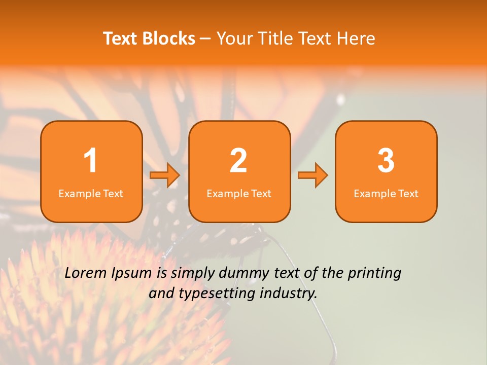 Garden Nature Closeup PowerPoint Template