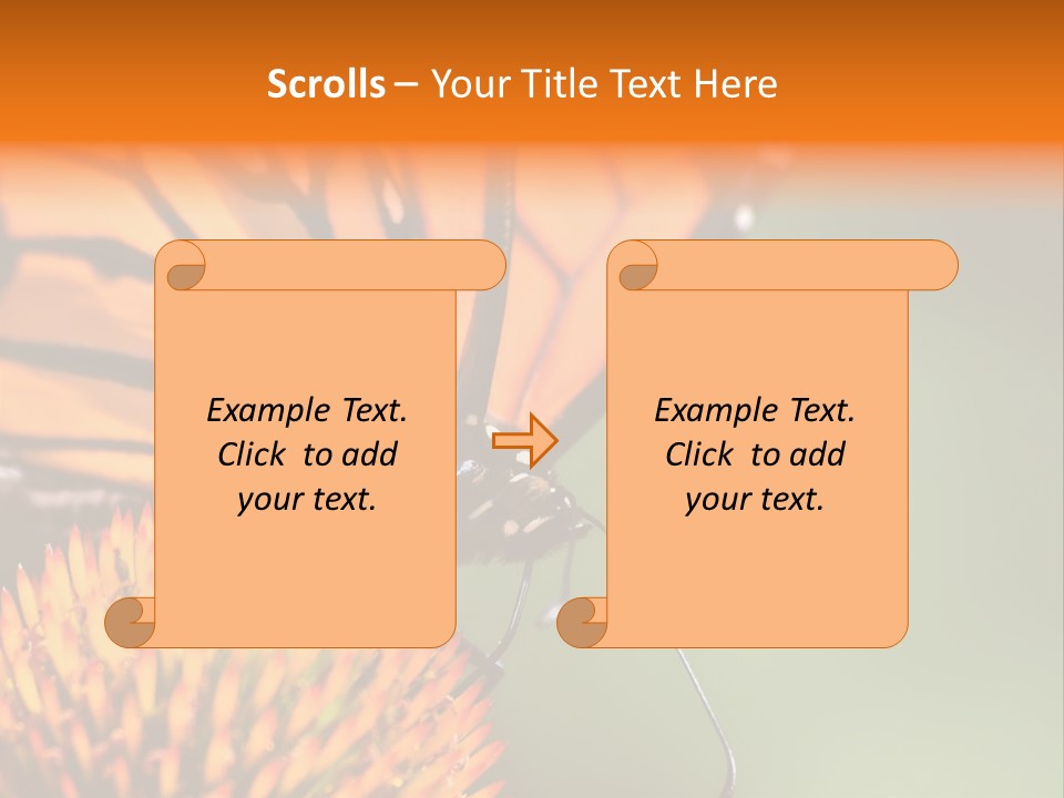 Garden Nature Closeup PowerPoint Template