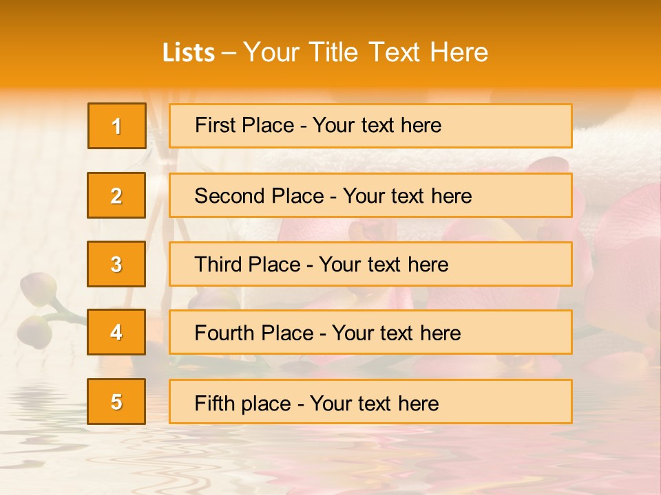 A Spa Powerpoint Presentation Is Shown PowerPoint Template