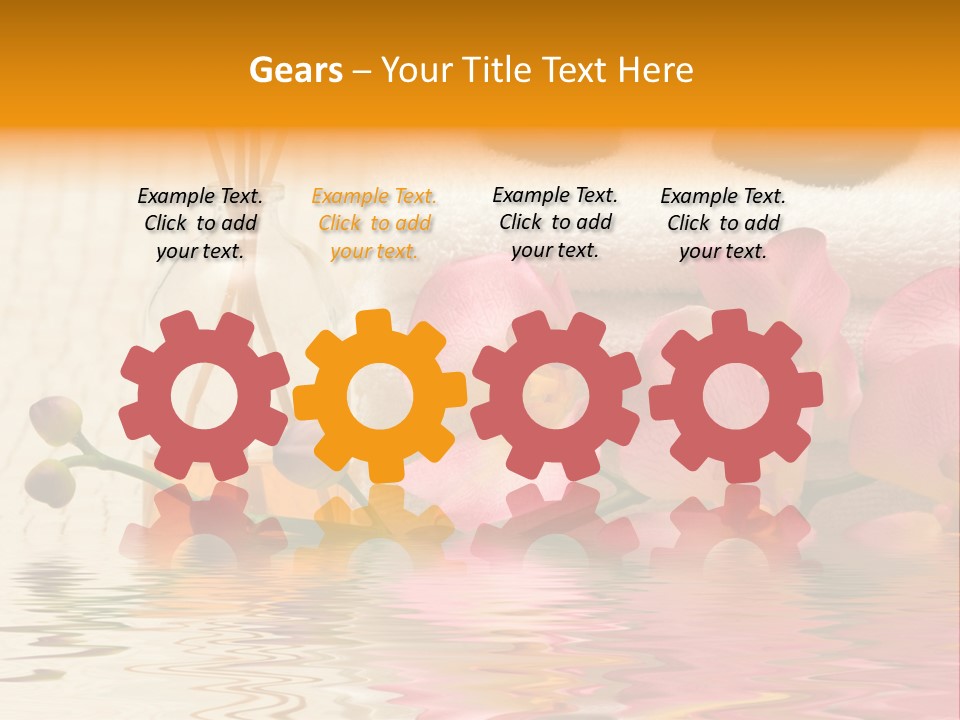 A Spa Powerpoint Presentation Is Shown PowerPoint Template