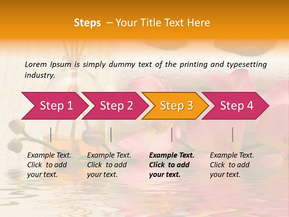 A Spa Powerpoint Presentation Is Shown PowerPoint Template