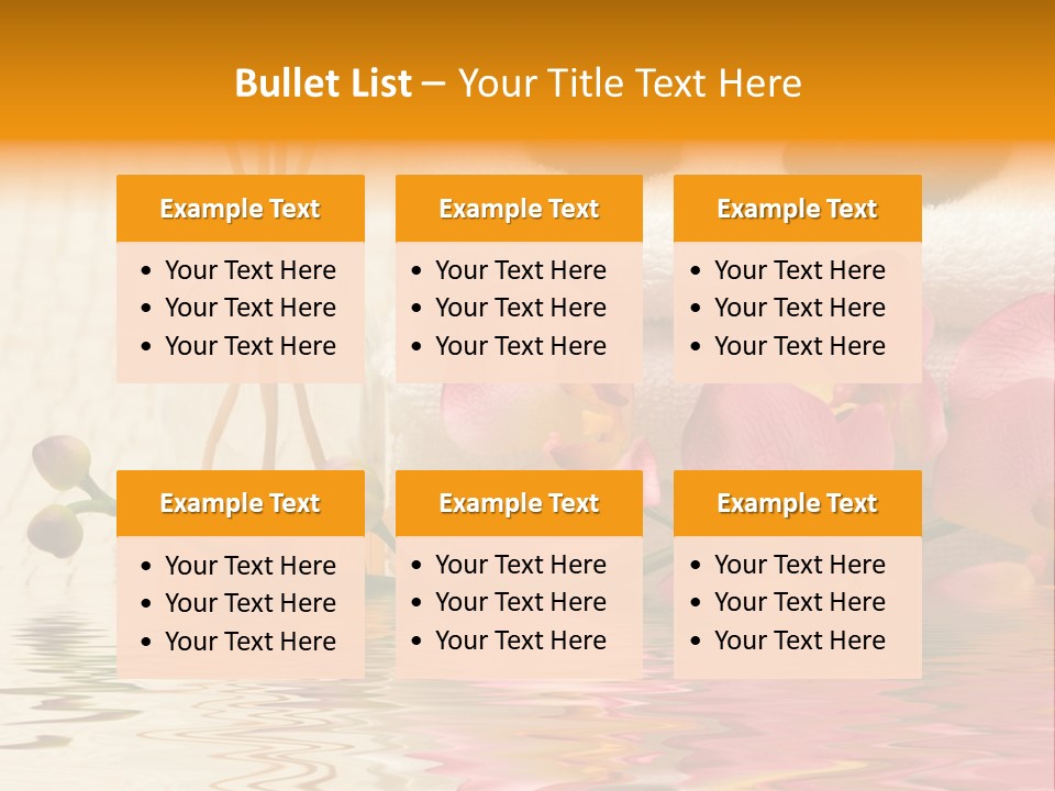A Spa Powerpoint Presentation Is Shown PowerPoint Template