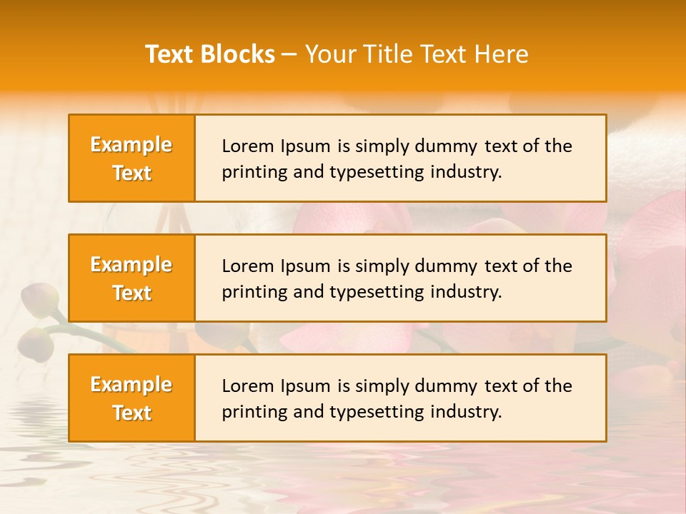 A Spa Powerpoint Presentation Is Shown PowerPoint Template