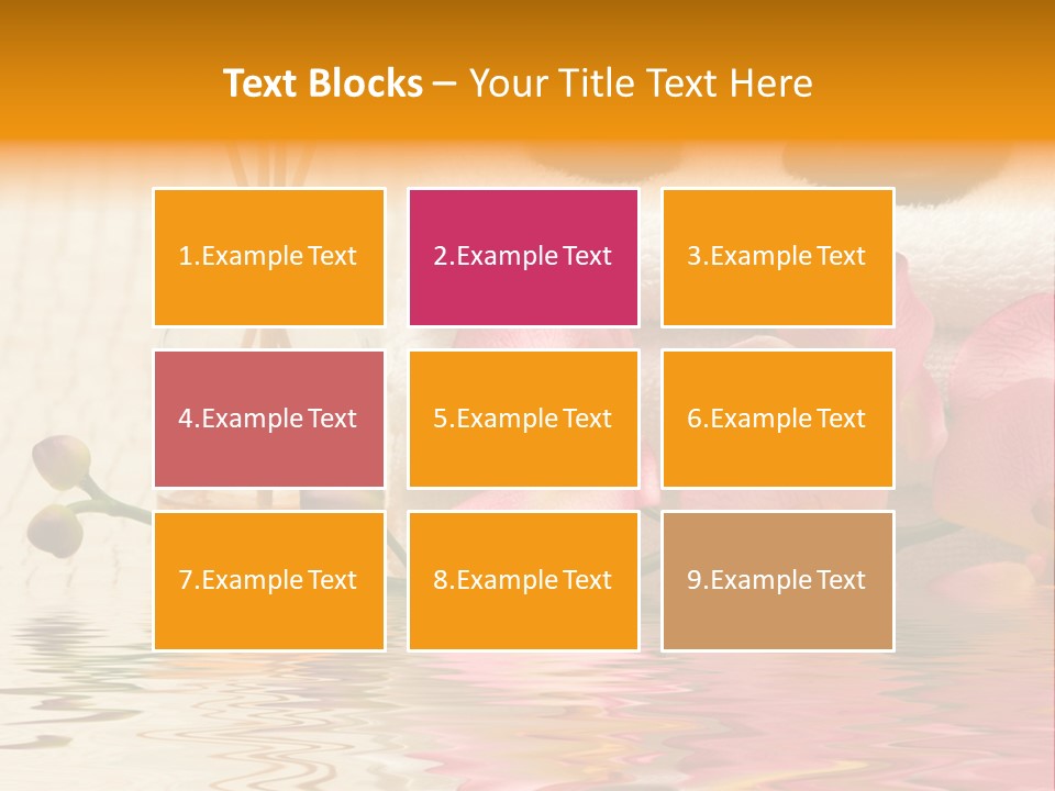 A Spa Powerpoint Presentation Is Shown PowerPoint Template