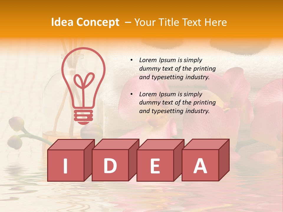 A Spa Powerpoint Presentation Is Shown PowerPoint Template