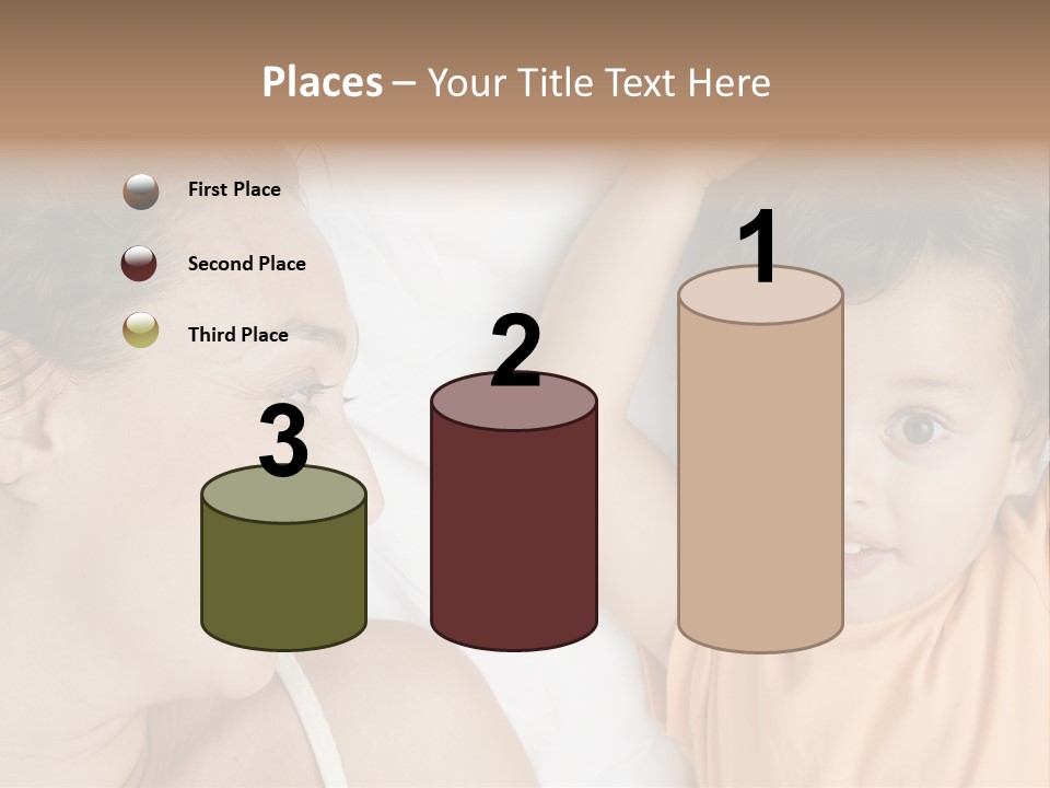 A Woman And A Child Laying In Bed Together PowerPoint Template