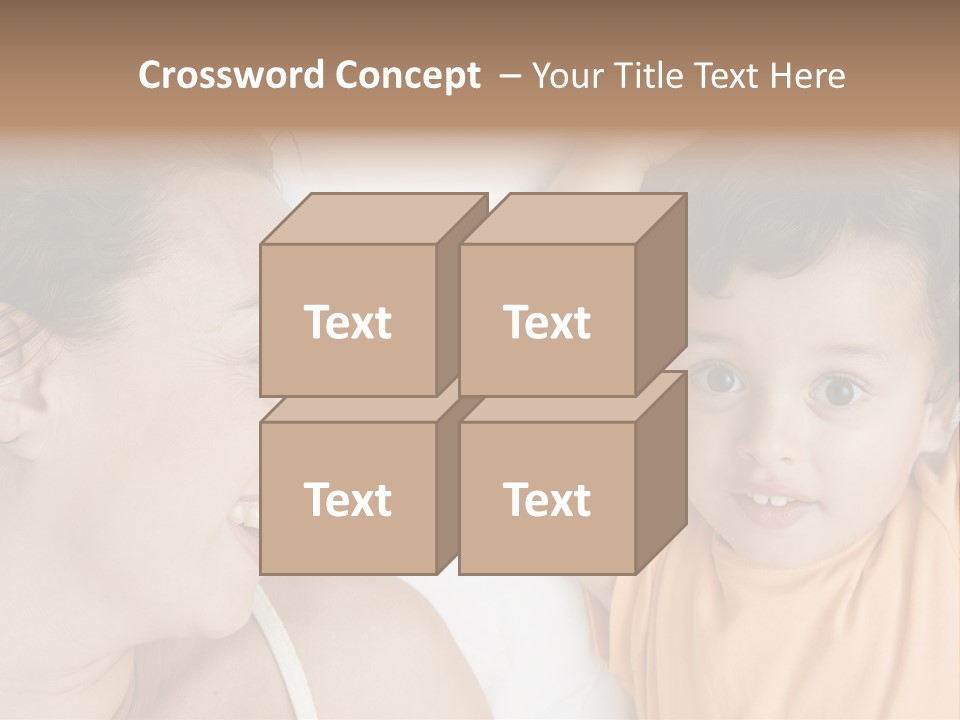 A Woman And A Child Laying In Bed Together PowerPoint Template