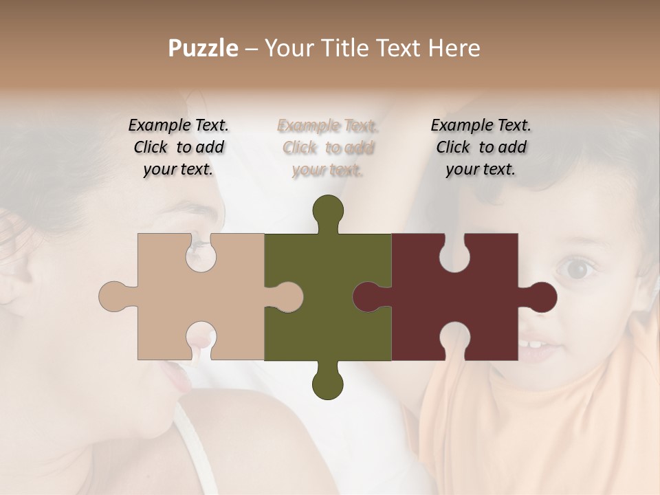 A Woman And A Child Laying In Bed Together PowerPoint Template