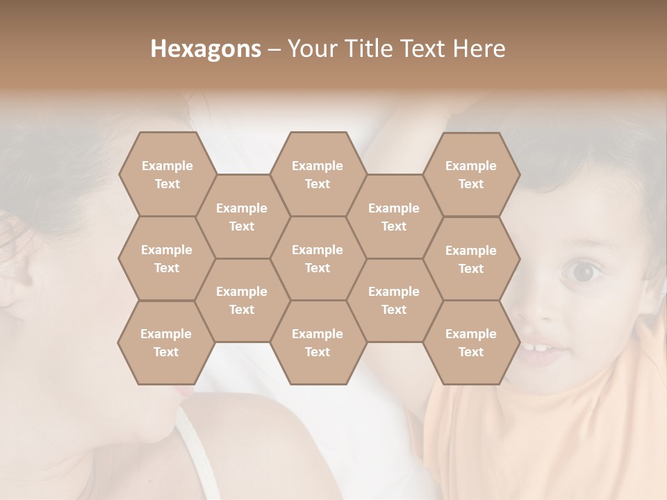 A Woman And A Child Laying In Bed Together PowerPoint Template