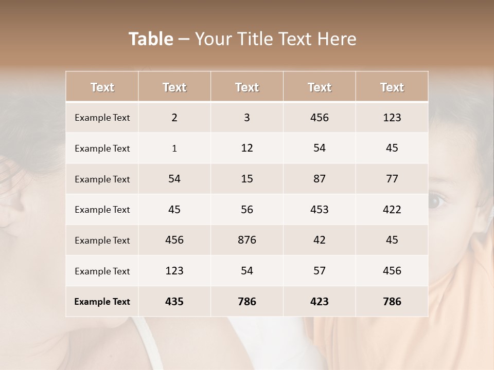 A Woman And A Child Laying In Bed Together PowerPoint Template