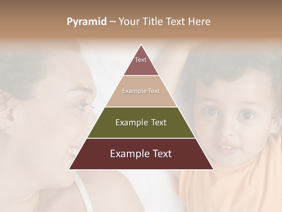 A Woman And A Child Laying In Bed Together PowerPoint Template