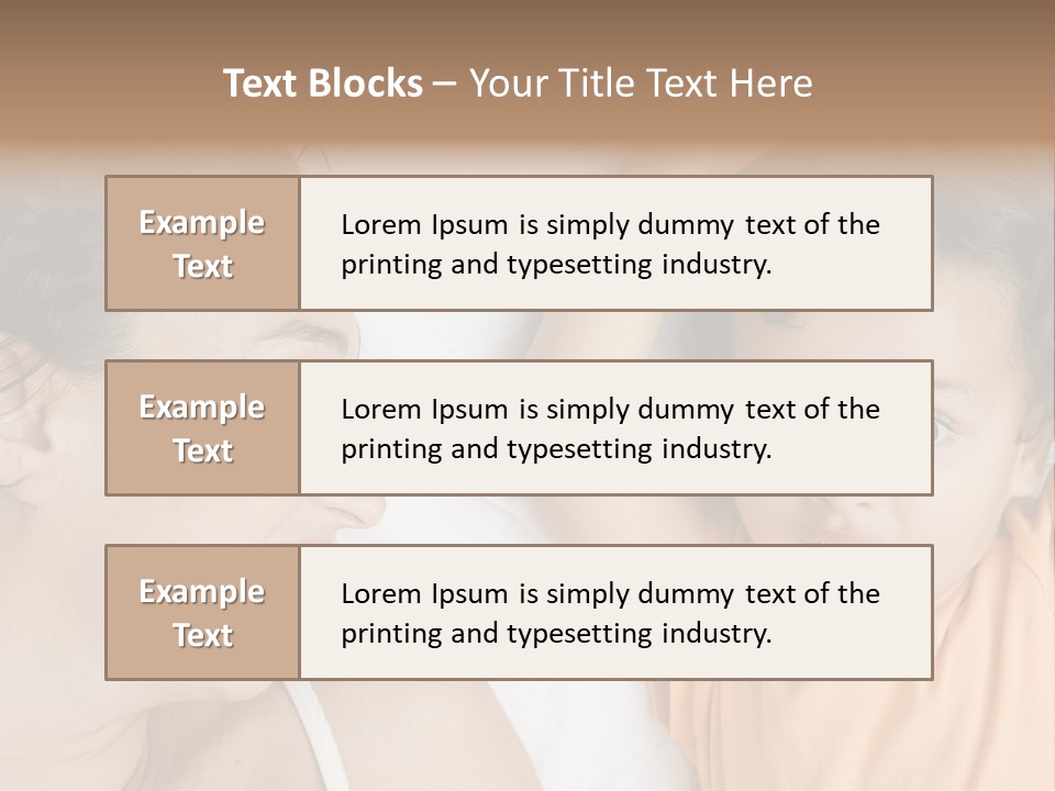 A Woman And A Child Laying In Bed Together PowerPoint Template