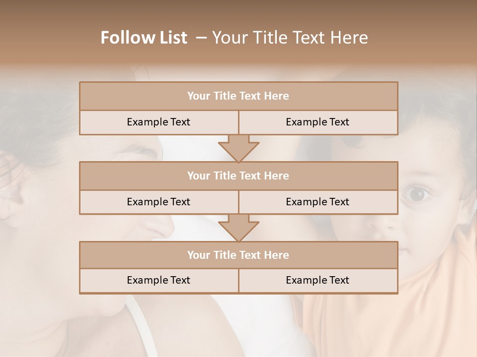 A Woman And A Child Laying In Bed Together PowerPoint Template