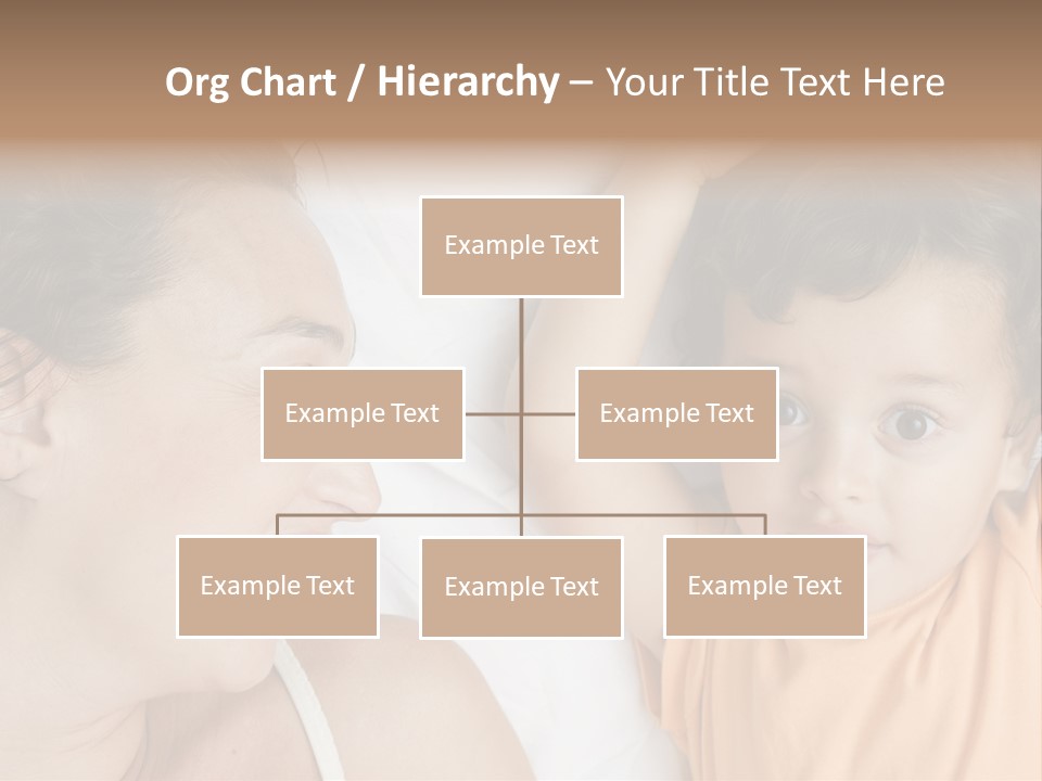 A Woman And A Child Laying In Bed Together PowerPoint Template