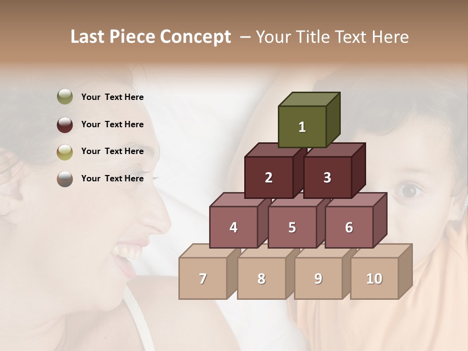 A Woman And A Child Laying In Bed Together PowerPoint Template