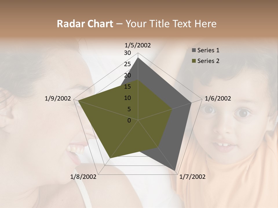 A Woman And A Child Laying In Bed Together PowerPoint Template