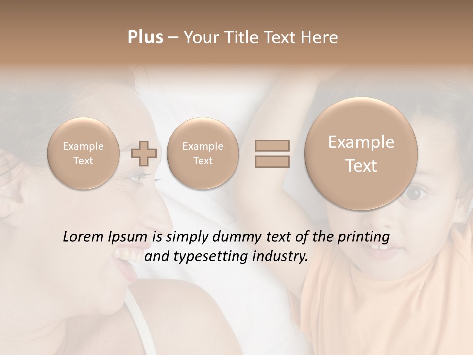 A Woman And A Child Laying In Bed Together PowerPoint Template