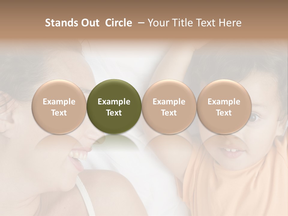 A Woman And A Child Laying In Bed Together PowerPoint Template