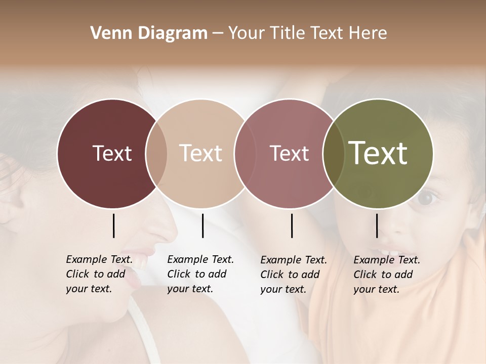 A Woman And A Child Laying In Bed Together PowerPoint Template