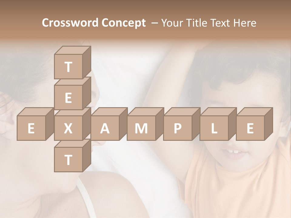 A Woman And A Child Laying In Bed Together PowerPoint Template