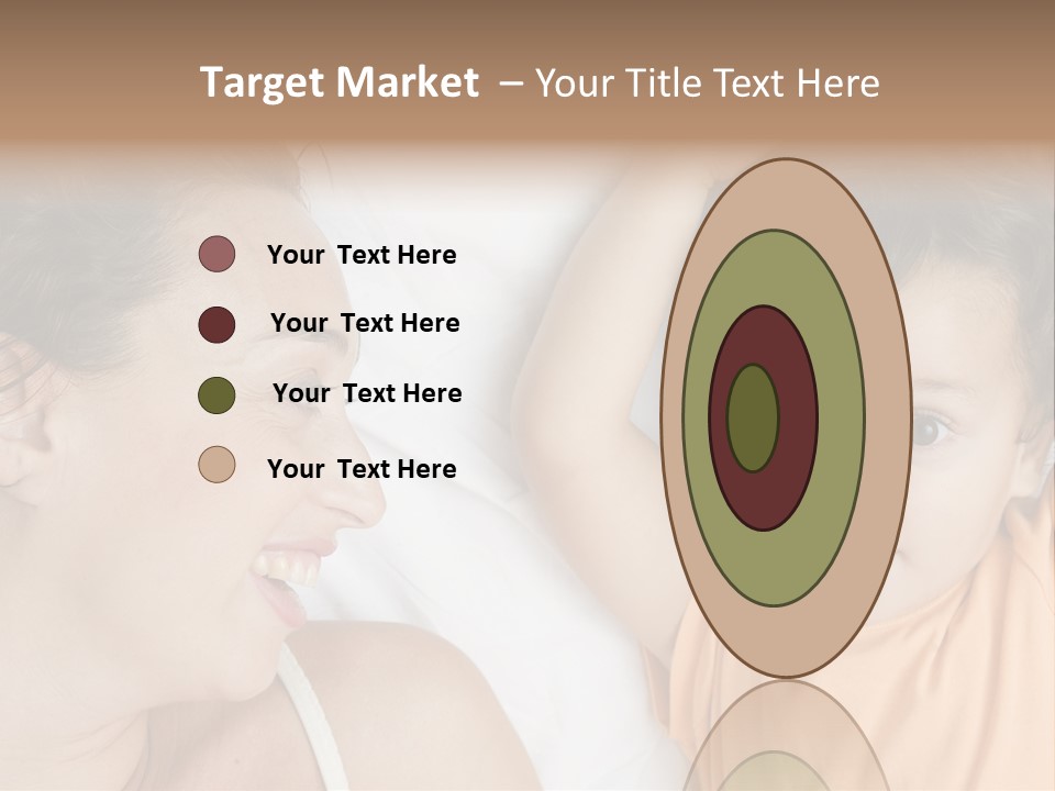 A Woman And A Child Laying In Bed Together PowerPoint Template